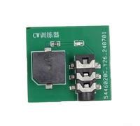 Eawfgtuw For 1pc CW Trainer for CW Keyer Handheld Key Oscillator Automatic Key Controller with Green LED Indicator, Battery Powered (For), Compact Portable