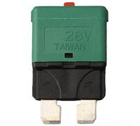 Eawfgtuw For 1PCS Resettable Circuit Breaker Blade Fuse 5-30A 12V/24V Automatic Reset for Automotive Marine RVs Boat Compatible with ATC Standard Fuse Box RoHS(30A)