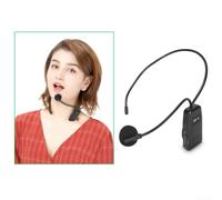 Eawfgtuw For 2.4G Wireless Headset Microphone for Teaching, Karaoke, Lectures - 30m Transmission, Built-in 450mAh Battery, Hands- Mic System with 3.5mm(Single Mic)