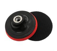 Eawfgtuw for 2 Pack 4 Inch Buffing Pad Backing Pad with M10 Thread and /4 Inch Hex Shank, 100mm Polyurethane Polishing Backing Plate Compatible with Rotary