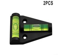 Eawfgtuw for 2 Pack T-Shaped Bubble Level for Mini Leveling Tools, Two-Way Horizontal Vertical Measurement with 30min Accuracy, Acrylic Plastic Construction, for(58 * 43 * 13mm)