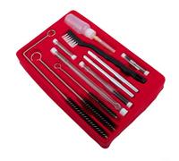 Eawfgtuw For 22-Piece Airbrush and Spray Cleaning Tool Kit with Gravity Feed Brushes for Small Cracks and Crevices, Compatible with Suction, HVLP