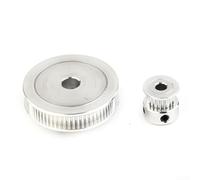 Eawfgtuw For 2GT Timing Belt Closed Loop 200mm with 20 Teeth and 60 Teeth Pulleys for Reprap For Prusa MendelMax Linear Drive Anti-Backlash