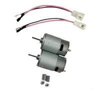 Eawfgtuw For 2Pc 24V RS555 40000RPM Electric Gearmotor with Cooling Fan for Children Ride On Car Motor Upgrade, Metal Copper Coil Construction, Includes