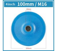 Eawfgtuw for 3/4 Inch Sanding Backing Pad with M10 M14 Thread Hook and Loop Polishing Disc Holder for Orbital Sander Car Paint Buffing(4inch M16)