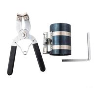 Eawfgtuw For 3" Piston For Ring Compressor Tool with Adjustable Safety Screw, Carbon Steel Piston For Ring Pliers for Engine Repair, Fits 2-/8" to 7" (53mm-175mm),