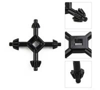 Eawfgtuw for 4 in Drill Press Chuck Key for 3/8", /2", 3/4", " Chucks, Combination Wrench Tool with Powder Coated Black Finish, Made of Die-Cast Carbon Steel