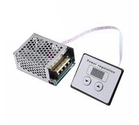 Eawfgtuw For 4000W 220V AC SCR Motor Speed Controller Voltage Regulator with Surge Protection and Aluminum Housing for Industrial Automation and Motor Control