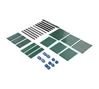 Eawfgtuw For 48P PCB Board Set with Double Sided Prototype Boards, 12 Pieces Various Sizes from 1x9x7cm to 7x3cm, Includes 40-Pin Male/Female Headers, Screw