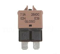 Eawfgtuw For 5-30 Amp Manual Reset Circuit Breaker Fuse for 12V/24V Automotive Marine and Boat Applications with Blade Terminals Compatible with ATC Type Fuse(7.5A)