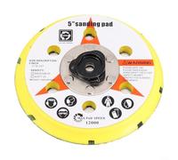 Eawfgtuw For 5 Inch 125mm 15 Holes Sanding Pad Backing Plate for DA Polisher with Heat Emission Holes, Ventilated Cooling Channels, Compatible with DAS-21E and