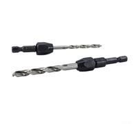 Eawfgtuw for 5 Pcs for HSS 6542 Countersink Drill Bit Set with /4 Inch Hex Shank for Wood Metal Plastic 2mm 3.2mm 4mm 5mm 6mm Hole Cutter