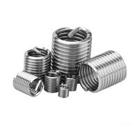 Eawfgtuw for 60Pc Stainless Steel Wire Thread Insert Repair Kit for -M10, Spiral Thread Repair Tool for 304 Metric Sizes M3x0.5 to M10x1.75, Anti-Loose