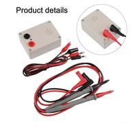 Eawfgtuw for 9V Battery Powered Continuity Tester with Buzzer and LED Indicator for Wire PCB Cable Circuit Testing Electrical Fault Detection(A)