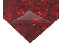 Eawfgtuw For Acoustic Guitar Pickguard Blank Sheet 20x17cm Scratch Plate for DIY Installation with Protective Film, Compatible with Acoustic(Red Tortoise)