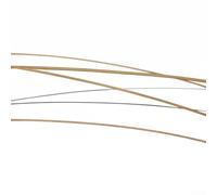 Eawfgtuw For Acoustic Guitar Strings Set 6 Pcs, Full Size 09-45 10-50 11-52 12-54 13-56 for Standard 6-String Acoustic Guitars, Brass and Metal Wound, Silver(13-56)