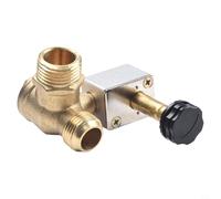 Eawfgtuw for Air Compressor Solenoid Valve with Check and Bleed Function, Oil- Cast Aluminum Unloading Valve for Power Off Exhaust, Compatible with A/B/C/D(D)