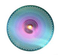 Eawfgtuw For Alloy Mute Cymbal 14 Inch Low Volume Practice Pad for Drummers, Colorful Silent Cymbal Set Compatible with Standard Drum Kits, For Ideal for