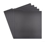 Eawfgtuw For Alphabetical Record Divider for LP Collection - 5 PCS Classification Cards with A-Z Index, Compatible with 7 inch and 12 inch Records, PP(Black 12inch)