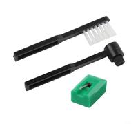 Eawfgtuw For ATN95E AT93 AT3400 AT3450 Cartridge Replacement Needle with Oval Stylus Tip for 16/33/45 RPM Records, For Easy Installation, Green