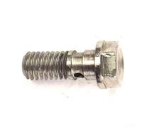 Eawfgtuw For Banjo Bolt Screw M6 x 1.0 for HOPE Mountain For Bike Disc Brake Calipers, Steel Brake Line Fitting with Silver Finish