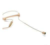 Eawfgtuw For Beige Single Earhook Headset Microphone with Mini 3-Pin XLR Connector, Omnidirectional Electret Condenser Mic for Pyle, .2m Cable, Foam