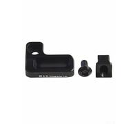 Eawfgtuw For Bike Shifter Adapter for to For I-Spec EV Brake Mount, Aluminum Alloy Shift Lever Bracket Compatible with M4100 6100 7100 8100 9100 9120, Black(right)