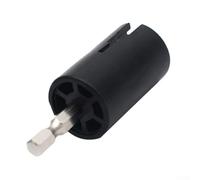 Eawfgtuw For Black Electric Guitar String Winder with Tuning Peg Puller, Compact Drill Bit Tool for Quick String Changes on Guitars, Basses, Banjos,