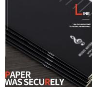 Eawfgtuw For Blank Music Manuscript Paper Book with 16 Sheets Double-Sided Stave Writing Notebook for Songwriters and Music Amateurs, 185 x 260 mm