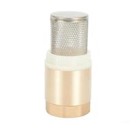 Eawfgtuw For Brass Foot Valve DN25 1 Inch Thread with Stainless Steel Check Valve and Suction Strainer for Pump and Irrigation Systems