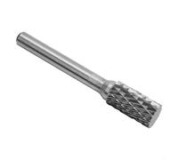 Eawfgtuw for Carbide Rotary Burr Set 6mm Shank Double Cut Metal Grinding File Bit for Dremel Rotary Tool Deburring Engraving Cutter(6mm)
