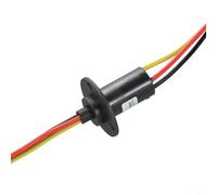 Eawfgtuw For Conductive Slip For Ring 30A 3-Wire for Wind Turbine Generator, 10M Revolutions Life, IP51 Rated, Gold-Gold, 360° For Unlimited Rotation, Compatible