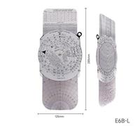 Eawfgtuw For E6B Flight Computer Aviation Plotter Circular Slide Rule for Pilot Training with Wind Vector Solutions and Ground Speed Calculations, Plastic/Metal(E6B-L)
