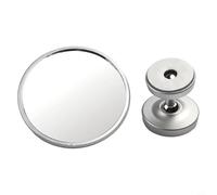 Eawfgtuw For Espresso Shot Mirror for Bottomless Portafilter, 60mm Adjustable Swivel Angle HD Reflective Glass, For Easy Portafilter Viewing and for(sliver)