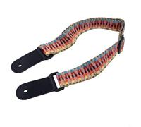 Eawfgtuw For Ethnic Style Ukulele Strap for Adults and Beginners, Adjustable Polyester Guitar Strap 3.8 cm Wide, Length 97-141 cm, Soft Comfortable Shoulder(C)