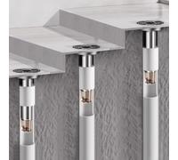 Eawfgtuw For Extended Floor Drain with Union Extension Pipe in Stainless Steel to Backflow, Multi-Layer Design for Fast Drainage and Flexible(for 27-58mm)