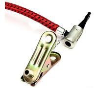 Eawfgtuw for Extension Hose, 55cm Air For Connector Tube with for Head Adapter for UK For Nozzles, For Nylon For Bike Air For Hose Accessories, Black(red)
