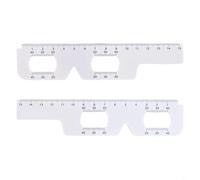 Eawfgtuw for Eye Chart and PD Ruler Set for Testing, Includes Letter and Digital Versions, Small and Large Ophthalmology Rulers, PVC Material for Clinics,(GJC26-2pcs)