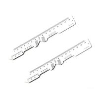 Eawfgtuw for Eye Chart and PD Ruler Set for Testing, Includes Letter and Digital Versions, Small and Large Ophthalmology Rulers, Made of for Long Lasting PVC(GJC23-2pcs)