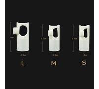 Eawfgtuw For Flute Practice Mouthpiece for Beginner Flutists, For Easy Blowing Device Made of Plastic, Lightweight and Environmentally Friendly,(A:White S-G Key)