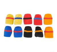 Eawfgtuw For Foam Microphone Windscreen 10 Pack Replacement for Mic Covers - Black Windshields Compatible with Ball or U-Shape Microphones, Noise Reduction,