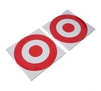 Eawfgtuw For Foam Target for Bow Practice, For EVA and Foam Arrow Target 25 x 25 x 3 cm, Black For Bullseye Design for Outdoor Sports(White)