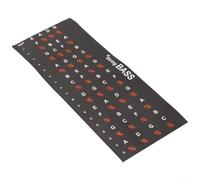 Eawfgtuw For Four Five Strings Bass Neck Fretboard Sticker for 4-String and 5-String Bass Guitar, Note Scale Label Applicable to Musical Instrument(4 String)