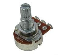 Eawfgtuw For Guitar Potentiometer 18mm Shaft Length with Split Knurled 6mm Diameter for Volume or Tone Control A250K B250K A500K B500K Compatible with(A250K)