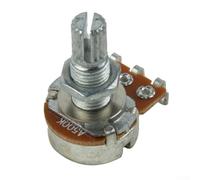 Eawfgtuw For Guitar Potentiometer 18mm Shaft Length with Split Knurled 6mm Diameter for Volume or Tone Control A250K B250K A500K B500K Compatible with(A500K)