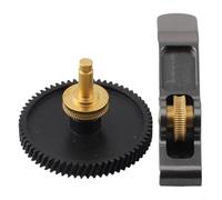 Eawfgtuw for Hardened Steel Extruder Gear Assembly with Integrated Shaft and Dual Ball Bearings for Bambu Lab A1 Mini, Metal Gear Drive System Filament Feed(Gold)