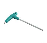 Eawfgtuw for Hex Key T-Shaped Wrench Set with Ergonomic Handle for .5 mm to 10 mm Inner Six Angle Screws, for CRV Steel with Chrome Finish, Includes 9-Piece Metric(6MM)