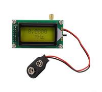 Eawfgtuw For High Accuracy Frequency Counter Module -500 MHz with 0802 LCD Display for DIY Hertz Testing and RF Instrument Measurement, Dark Green PCB Design