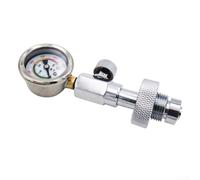 Eawfgtuw For High Pressure DIN Scuba Dive Cylinder Tank Gauge 400 Bar with Release Valve, Stainless Steel for DIN For G5/8 Scuba Diving Cylinders, 6000 PSI