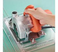 Eawfgtuw for High-Transparency PC Cutting Board for Gypsum Slot Cutting, 8mm Thickened Transparent Material with Stainless Steel Backing, Compatible(A)